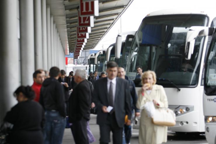 der Busbahnhof Belgrad Zentraler Busbahnhof