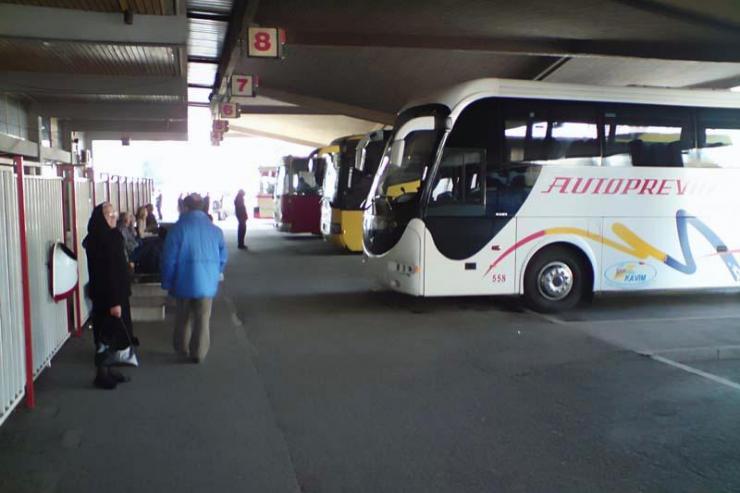 der Busbahnhof Čačak