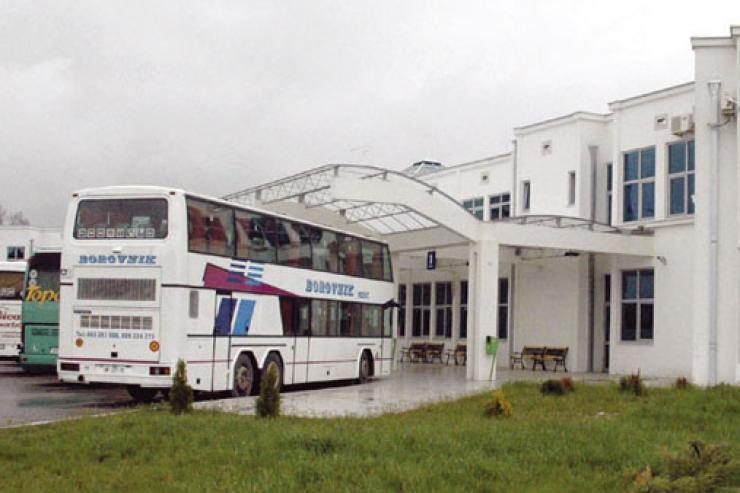 der Busbahnhof Nikšić