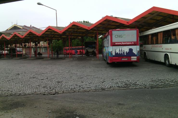 der Busbahnhof Pančevo