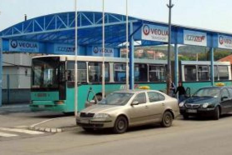 der Busbahnhof Požarevac As